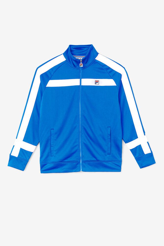 Fila Jacket Mens Blue Renzo - Ireland 91462-PWDZ